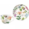 Redoute Meadow Breakfast Cup and Saucer Set Redoute Meadow Breakfast Cup and Saucer Set